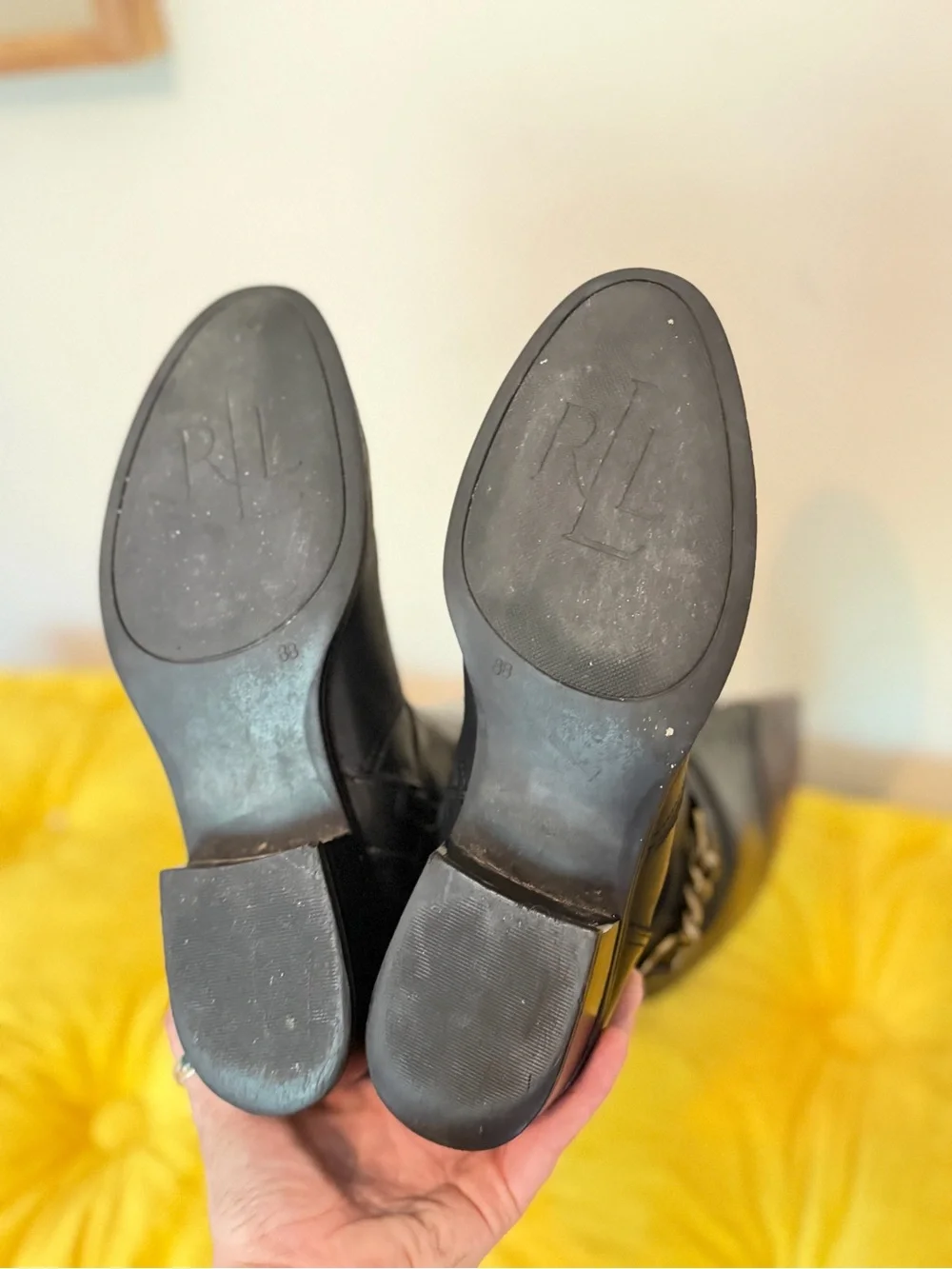 Y2K Vintage Ralph Lauren Menina Riding Boots | Size 8B